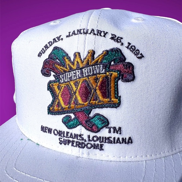 Vintage 1997 NFL Super Bowl 31 snapback hat - Picture 2 of 7
